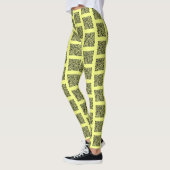 Uw QR Code Scan Info Grappige Leggings Aangepaste  (Links)