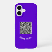 Uw QR Code Scan Info iPhone Case voorbeeld