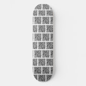 Uw QR Code Scan Info Skateboard Voorbeeld (Voorkant)