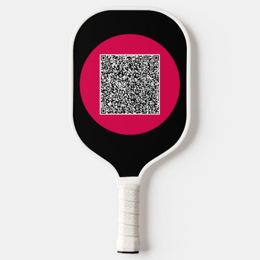 Uw QR Code Scan Pickleball Paddle Custom Kleuren (Achterkant)