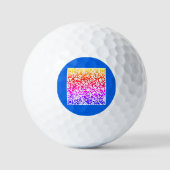 Uw QR Code Scan Stamp Golf Balls - Kies kleur Golfballen (Voorkant)