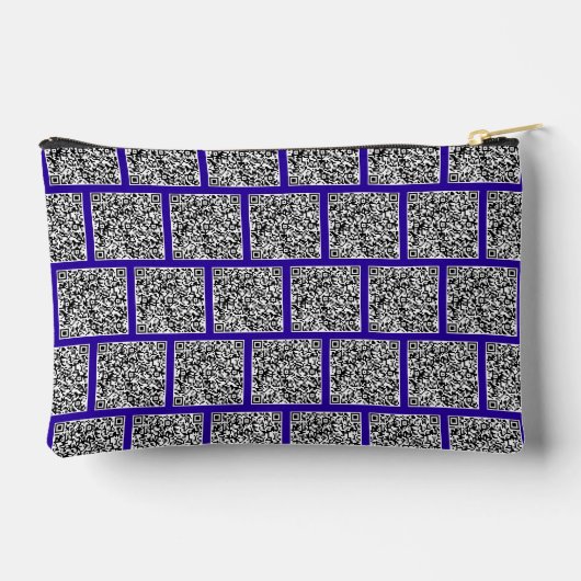 Uw QR-code scaninfo aangepaste kleur gepersonalise Etui (Achterkant)