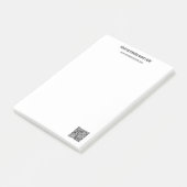 Uw QR-code scaninfo Aangepaste tekst Sticky Notes (Schuin)