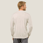 Uw QR-code scaninfo gepersonaliseerd grappig Tri-Blend Shirt (Achterkant)