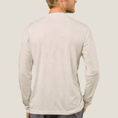 Uw QR-code scaninfo gepersonaliseerd grappig Tri-Blend Shirt (Achterkant volledig)