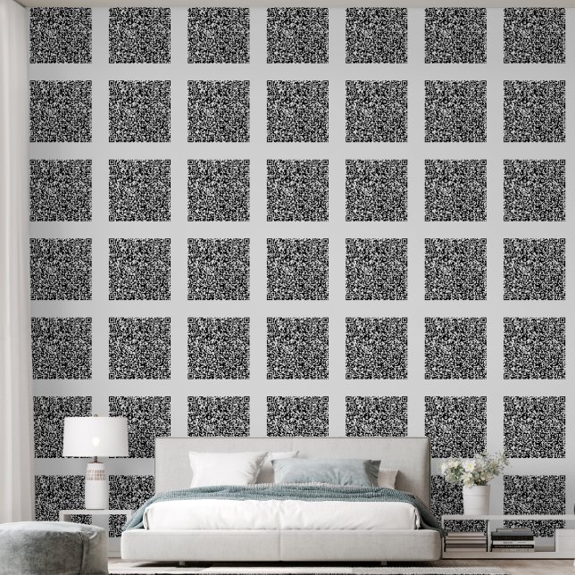Uw QR-code scaninfo gepersonaliseerde aangepaste k Behang (Slaapkamer)