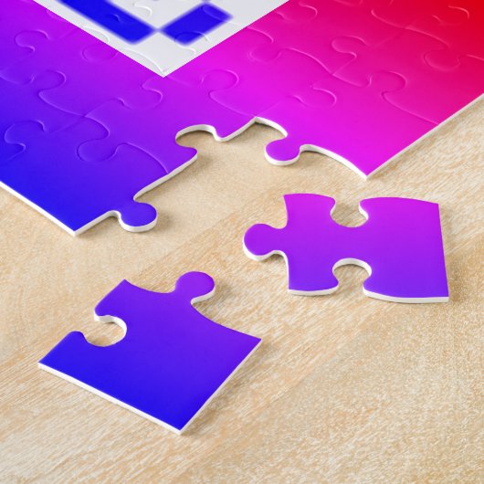 Uw QR-code scaninfo gepersonaliseerde puzzel Legpuzzel (Zijkant)