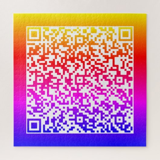Uw QR-code scaninfo gepersonaliseerde puzzel Legpuzzel (Verticaal)