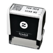 Uw QR-code scaninfo gepersonaliseerde stempel voor (Product)
