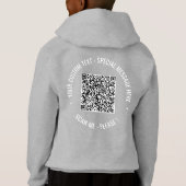 Uw QR-code Scaninfo Tekst Moderne toon (Achterkant)
