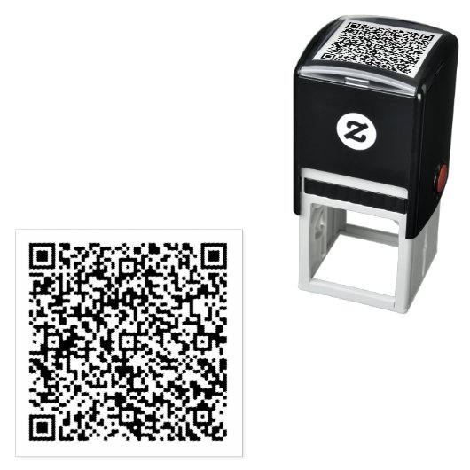 Uw QR-code scaninfo zelfinkende stempel sjabloon (In situ)