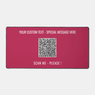 Uw QR-code Scaninformatie Aangepaste tekst en kleu Bureaumat