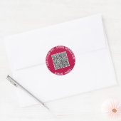 Uw QR-code Scannen Aangepaste tekst Sticker Kies k (Envelop)