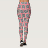 Uw QR-code scant roze Leggings of kiest kleuren (Achterkant)