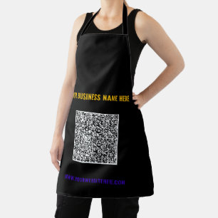 Uw QR Code Schort met aangepaste tekst en kleuren
