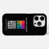 Uw QR-code Upload Business Company Logo naar Case-Mate iPhone Case (Achterkant (horizontaal))