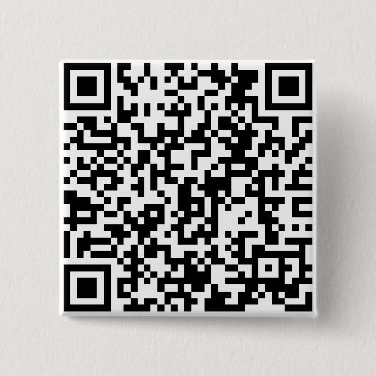 Uw QR-code Vierkante Button 5,1 Cm (Voorkant)