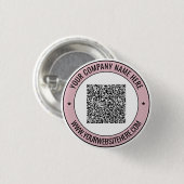 Uw QR-codenaam Website Kleur promotionele Button (Voorkant /achterkant)