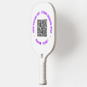 Uw QR-codescan Aangepaste tekst Pickleball Paddle (Links)