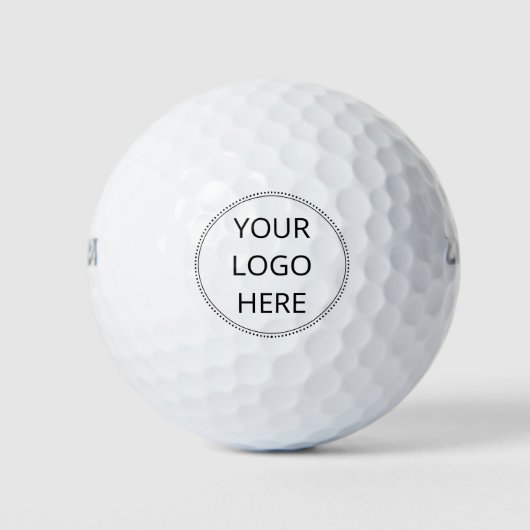Uw ronde Logo-Sjabloon Golfballen (Voorkant)