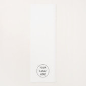 Uw ronde Logo-Sjabloon Yogamat (Achterkant)