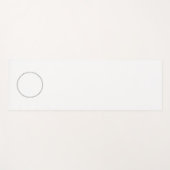 Uw ronde Logo-Sjabloon Yogamat (Voorkant (horizontaal))