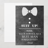 Uw service als beste man-aanvraag kaart (Voorkant / Achterkant)