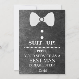 Uw service als beste man-aanvraag kaart