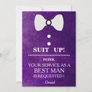 Uw service als beste man-aanvraag kaart