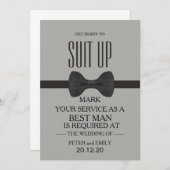 Uw service als beste man kaart (Voorkant / Achterkant)