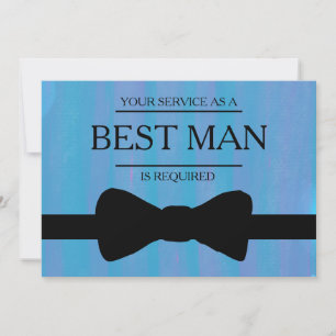 Uw service is aangevraagd als beste man-Groomsman Kaart