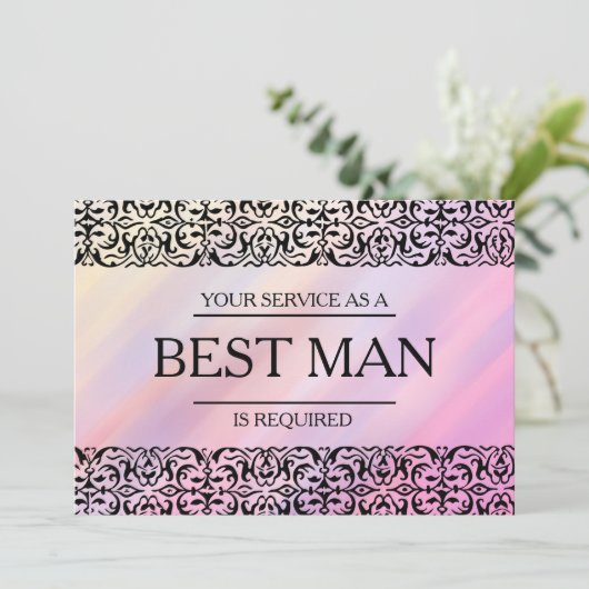 Uw service wordt aangevraagd als beste groepslid i kaart (Staand voorkant)