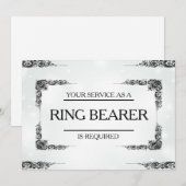 Uw service wordt aangevraagd als Ring Bearer-uitno Kaart (Voorkant / Achterkant)