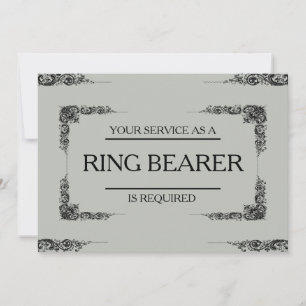 Uw service wordt aangevraagd als Ring Bearer-uitno Kaart