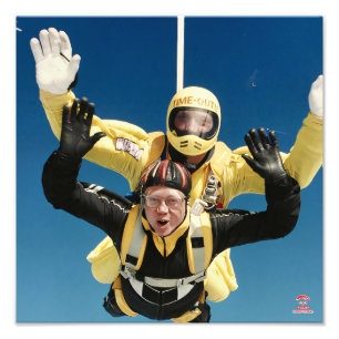Uw Skydive - Vierkante foto afdrukken Afdruk