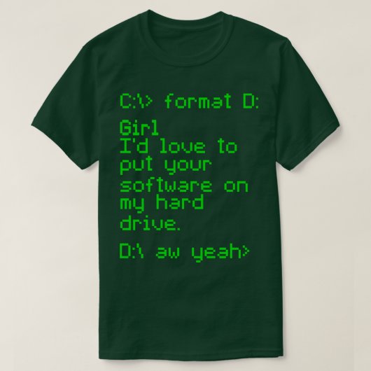 Uw software op mijn harde schijf t-shirt (Design voorkant)
