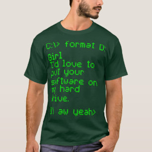 Uw software op mijn harde schijf t-shirt