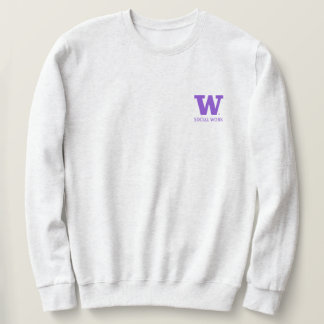 UW SSW Grey Crewneck Sweatshirt | Unisex
