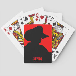 UW STAAT  tekstcowboy Pokerkaarten