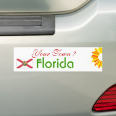 Uw stad - FLORIDA-BUMPERSTICKER Bumpersticker (Op auto)