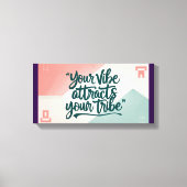 Uw stam trekt uw stam aan canvas afdruk (Voorkant)