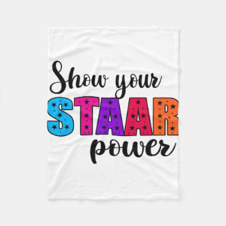 Uw Start Power Test Dag Leraar Fleece Deken