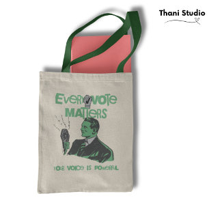 Uw stem doet er toe Verkiezingen Politiek Groen ge Tote Bag