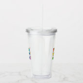 "Uw stem is belangrijk" pride lgbtq lgbt regenboog Acryl Drinkbeker (Rechts)