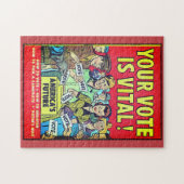 Uw stem is essentieel! legpuzzel (Horizontaal)