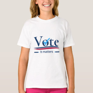 Uw stem is van belang t-shirt