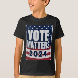 Uw stem S 2024 Inspirerend Poster Sticker T-shirt