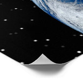 Uw stem telt vlag en aarde - weerbaar Poster (Hoek)