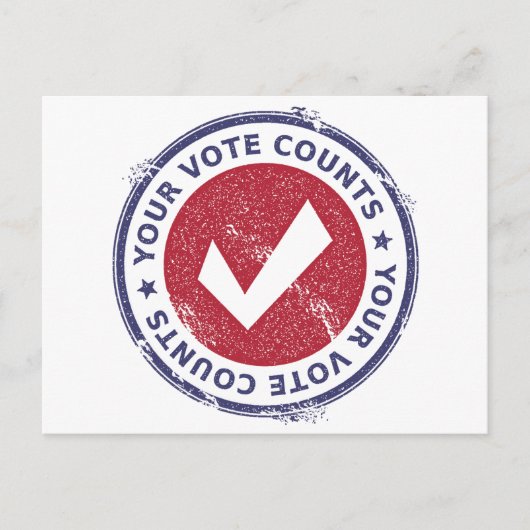 uw stembiljetten briefkaart (Voorkant)