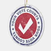 uw stembiljetten keramisch ornament (Links)